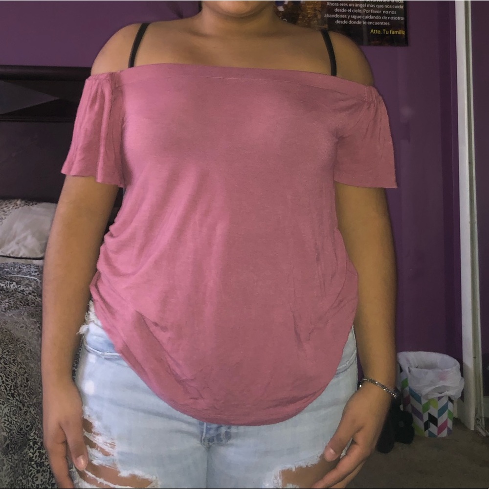 Off the shoulder shirt!